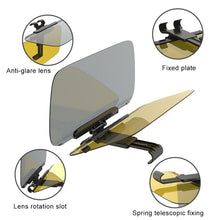 Load image into Gallery viewer, 3R-2146 Car Double Side Anti-Glare Dazzling Goggle Driving Mirror Sun Visors, 3R-2146