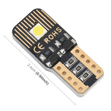 Load image into Gallery viewer, 2 PCS T10 / W5W / 168 / 194 DC12V / 1.3W / 6000K / 110LM 2LEDs SMD-3030 Car Clearance Light, with Decoder, 2LEDs SMD-3030