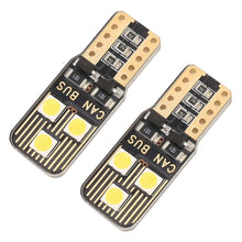 Load image into Gallery viewer, 2 PCS T10 / W5W / 168 / 194 DC12V / 1.6W / 6000K / 110LM 6LEDs SMD-3030 Car Clearance Light, with Decoder, 6LEDs SMD-3030, with Decoder