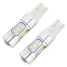 Load image into Gallery viewer, 2 PCS T10 / W5W / 168 / 194 DC12V / 4.5W / 6000K / 360LM 6LEDs SMD-3030 Car Clearance Light, with Projector Lens Light, 6LEDs SMD-3030 , with Projector Lens Light