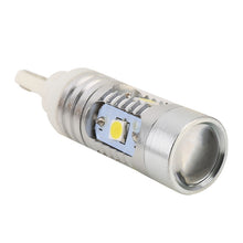 Load image into Gallery viewer, 2 PCS T10 / W5W / 168 / 194 DC12V / 4.5W / 6000K / 360LM 6LEDs SMD-3030 Car Clearance Light, with Projector Lens Light, 6LEDs SMD-3030 , with Projector Lens Light