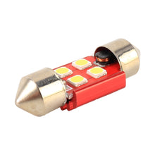 Load image into Gallery viewer, 2 PCS 31mm DC12V / 1.6W / 6000K / 130LM 4LEDs SMD-3030 Car Reading Lamp, 31mm