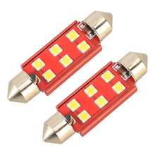 Load image into Gallery viewer, 2 PCS 41mm DC12V / 2.2W / 6000K / 130LM 6LEDs SMD-3030 Car Reading Lamp, 41mm