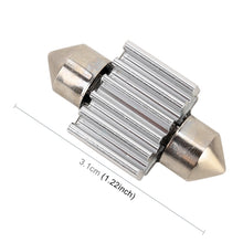 Load image into Gallery viewer, 10 PCS 31mm DC12V / 2W / 7000K / 80LM 4LEDs SMD-5050 Car Reading Lamp, 31mm, 4LEDs SMD-5050