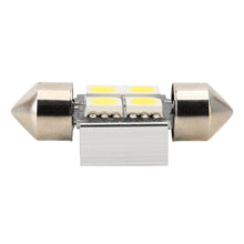 Load image into Gallery viewer, 10 PCS 31mm DC12V / 2W / 7000K / 80LM 4LEDs SMD-5050 Car Reading Lamp, 31mm, 4LEDs SMD-5050