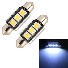 Load image into Gallery viewer, 10 PCS 36mm DC12V / 1.7W / 7000K / 70LM 3LEDs SMD-5050 Car Reading Lamp, 36mm, 3LEDs SMD-5050