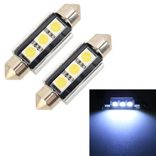 Load image into Gallery viewer, 10 PCS 39mm DC12V / 1.7W / 7000K / 70LM 3LEDs SMD-5050 Car Reading Lamp, 39mm, 3LEDs SMD-5050