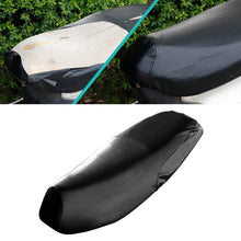 Load image into Gallery viewer, Waterproof Motorcycle Black Leather Seat Cover Prevent Bask In Seat Scooter Cushion Protect, Size: L, Length: 55-60cm; Width: 25-35cm, Length: 55-60cm; Width: 25-35cm