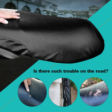 Load image into Gallery viewer, Waterproof Motorcycle Black Leather Seat Cover Prevent Bask In Seat Scooter Cushion Protect, Size: L, Length: 55-60cm; Width: 25-35cm, Length: 55-60cm; Width: 25-35cm