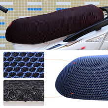 Load image into Gallery viewer, Waterproof Motorcycle Sun Protection Heat Insulation Seat Cover Prevent Bask In Seat Scooter Cushion Protect, Size: XL, Length: 78-85cm; Width: 40-53cm, Size: XL (Red + Black), Size: XL (Red), Size: XL (Blue), Size: XL (Colour), Size: XL (Black Red)   ...