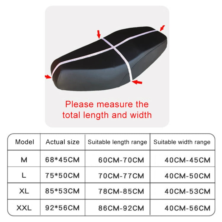 Waterproof Motorcycle Sun Protection Heat Insulation Seat Cover Prevent Bask In Seat Scooter Cushion Protect, Size: XL, Length: 78-85cm; Width: 40-53cm, Size: XL (Red + Black), Size: XL (Red), Size: XL (Blue), Size: XL (Colour), Size: XL (Black Red)   ...