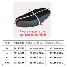 Load image into Gallery viewer, Waterproof Motorcycle Sun Protection Heat Insulation Seat Cover Prevent Bask In Seat Scooter Cushion Protect, Size: XL, Length: 78-85cm; Width: 40-53cm, Size: XL (Red + Black), Size: XL (Red), Size: XL (Blue), Size: XL (Colour), Size: XL (Black Red)   ...