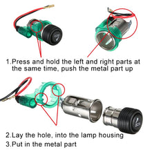 Load image into Gallery viewer, Car 10A 12V European Standard Cigarette Lighter Full Assembly with Light