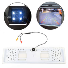 Load image into Gallery viewer, JX-9488 720x540 Effective Pixel NTSC 60HZ CMOS II Universal Waterproof Car Rear View Backup Camera with 2W 80LM 5000K White Light 4LED Lamp, DC 12V, Wire Length: 4m, White, Silver
