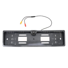 Load image into Gallery viewer, JX-9488 720x540 Effective Pixel NTSC 60HZ CMOS II Universal Waterproof Car Carbon Fiber Rear View Backup Camera with 2W 80LM 5000K White Light 4LED Lamp, DC 12V, Wire Length: 4m, Black (Carbon Fiber )