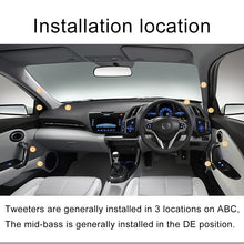 Load image into Gallery viewer, 2 PCS T120 10W 98dB Car Dome Tweeter Audio Loudspeaker Treble Speaker