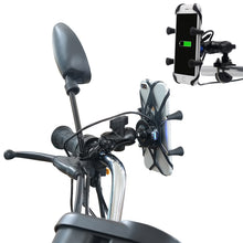 Load image into Gallery viewer, Motorcycle X Shape Aluminum Alloy Phone Bracket 5V 2.1A Phone Charger, CS-416A3