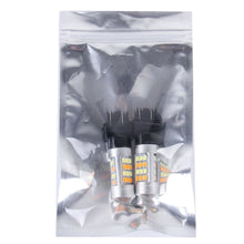 Load image into Gallery viewer, 2 PCS T25/3157 10W 1000 LM 6000K White + Yellow Light Turn Signal Light with 42 SMD-2835-LED Lamps And Len. DC 12-24V, T25 with 42 SMD-2835-LED Lamps