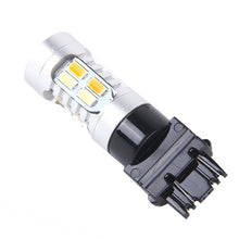 Load image into Gallery viewer, 2 PCS T25/3157 10W 1000 LM 6000K White + Yellow Light Turn Signal Light with 20 SMD-5730-LED Lamps And Len. DC 12-24V, T25 with 20 SMD-5730-LED Lamps