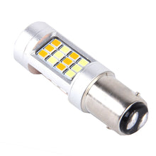 Load image into Gallery viewer, 2 PCS 1157 10W 1000 LM 6000K White + Yellow Light Turn Signal Light with 42 SMD-2835-LED Lamps And Len. DC 12-24V, 1157 with 42 SMD-2835-LED Lamps