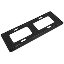 Load image into Gallery viewer, 2 PCS Car License Plate Carbon Fiber Bracket Frame Holder Stand Mount(Black), Carbon Fiber