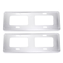 Load image into Gallery viewer, 2 PCS Car License Plate Magnesium Alloy Bracket Frame Holder Stand Mount(Silver), Magnesium Alloy Bracket