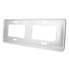 Load image into Gallery viewer, 2 PCS Car License Plate Magnesium Alloy Bracket Frame Holder Stand Mount(Silver), Magnesium Alloy Bracket