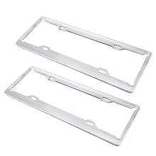 Load image into Gallery viewer, 2 PCS Car License Plate Aerospace Aluminum Bracket Frame Holder Stand Mount(Silver), Aerospace Aluminum Bracket