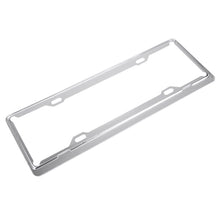 Load image into Gallery viewer, 2 PCS Car License Plate Aerospace Aluminum Bracket Frame Holder Stand Mount(Silver), Aerospace Aluminum Bracket