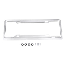 Load image into Gallery viewer, 2 PCS Car License Plate Aerospace Aluminum Bracket Frame Holder Stand Mount(Silver), Aerospace Aluminum Bracket