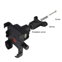 Load image into Gallery viewer, Portable Motorcycle Aluminium Alloy USB Charger Mobile Phone Holder, Handlebars Version, 3089