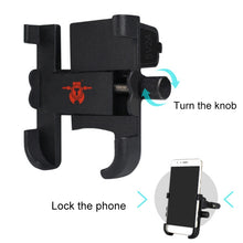 Load image into Gallery viewer, Portable Motorcycle Aluminium Alloy USB Charger Mobile Phone Holder, Handlebars Version, 3089