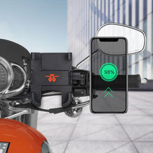 Load image into Gallery viewer, Portable Motorcycle Aluminium Alloy USB Charger Mobile Phone Holder, Handlebars Version, 3089