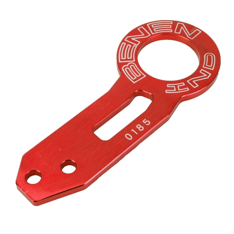 Benen Aluminum Alloy Rear Tow Towing Hook Trailer Ring for Universal Car Auto with Two Screw Holes, Red, Silver, Blue, Black, Gold, Purple