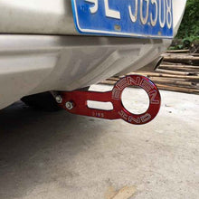 Load image into Gallery viewer, Benen Aluminum Alloy Rear Tow Towing Hook Trailer Ring for Universal Car Auto with Two Screw Holes, Red, Silver, Blue, Black, Gold, Purple