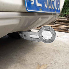 Load image into Gallery viewer, Benen Aluminum Alloy Rear Tow Towing Hook Trailer Ring for Universal Car Auto with Two Screw Holes, Red, Silver, Blue, Black, Gold, Purple