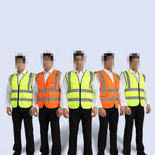 Load image into Gallery viewer, XL Reflective Fluorescent Vest Safty Cloth Driving School Construction Traffic Safty Warning Working Cloth, XL Vest, Vest 5