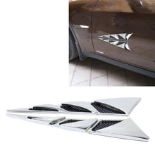 Load image into Gallery viewer, YI-226 2 PCS Car Side Air Intake Flow Vent Fender Decorative Stickers Cover, Air Ventilation 1