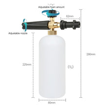 Load image into Gallery viewer, High Pressure Car Wash Foam Gun Soap Foamer Generator Water Sprayer Gun for Karcher K2 / K3, Capacity: 1L