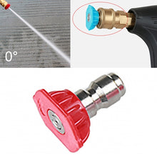 Load image into Gallery viewer, High Pressure Car Wash Gun Jet Nozzle Washer Accessories, Nozzle Angle: 0 Degree, Nozzle Angle: 0 Degree