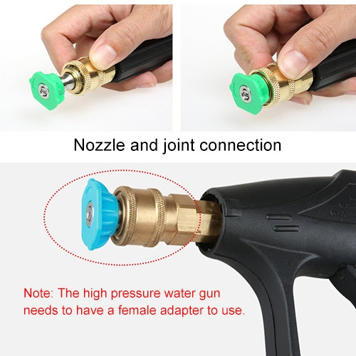 High Pressure Car Wash Gun Jet Nozzle Washer Accessories, Nozzle Angle: 0 Degree, Nozzle Angle: 0 Degree