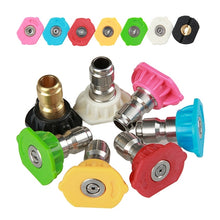 Load image into Gallery viewer, High Pressure Car Wash Gun Jet Nozzle Washer Accessories, Nozzle Angle: 0 Degree Big Hole, Pink, Nozzle Angle: 0 Degree Big Hole, Pink
