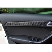 Load image into Gallery viewer, 4 PCS Carbon Fibre Car Door Panel Decorative Sticker for Audi Q3 2013-2018, Door Panel