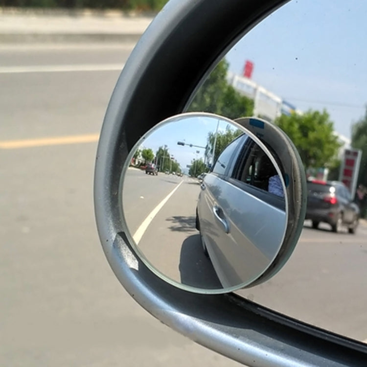2 PCS XIAOLIN XL-1008A Car Blind Spot Rear View 360 Degree Angle Adjustable Wide Angle Mirror, Diameter: 5cm, XL-1008A