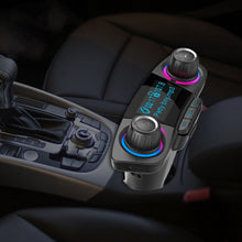 Load image into Gallery viewer, BT06 Dual USB Charging Smart Bluetooth 4.0 + EDR FM Transmitter MP3 Music Player Car Kit with 1.3 inch LED Screen, Support Bluetooth Call, TF Card &amp; U Disk, BT06