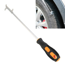 Load image into Gallery viewer, Portable Car Tire Cleaning Hook, Black+Orange