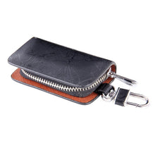 Load image into Gallery viewer, Universal Leather Roots Texture Waist Hanging Zipper Wallets Key Holder Bag (No Include Key)