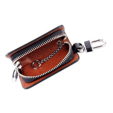 Load image into Gallery viewer, Universal Leather Roots Texture Waist Hanging Zipper Wallets Key Holder Bag (No Include Key)