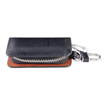 Load image into Gallery viewer, Universal Leather Roots Texture Waist Hanging Zipper Wallets Key Holder Bag (No Include Key)