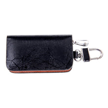 Load image into Gallery viewer, Universal Leather Roots Texture Waist Hanging Zipper Wallets Key Holder Bag (No Include Key)